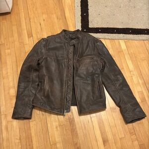 Vintage Aeropostale Brown Leather Jacket